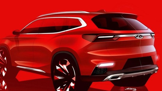 Chery revela teaser de seu novo SUV compacto