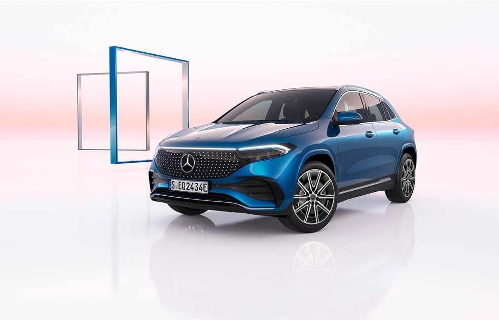 Mercedes-Benz EQA 2025 estreia novo visual — Foto: Divulgação