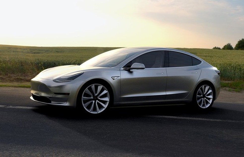 Tesla Model 3 foi o carro mais vendido da Europa em setembro desse ano (Foto: Divulgação) — Foto: Auto Esporte