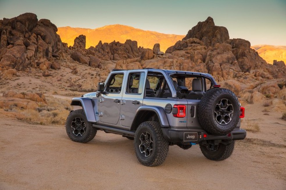 Jeep Wrangler 4xe tem visual parecido com o do modelo normal (Foto: Divulgação) — Foto: Auto Esporte