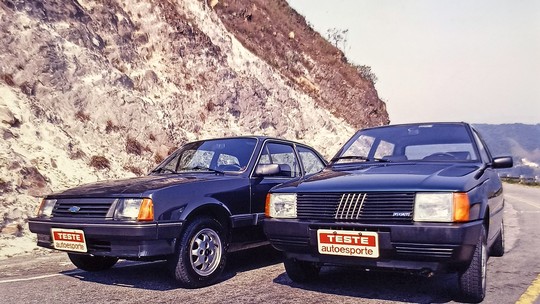 Teste clássico: Chevrolet Chevette DL X Fiat Uno Mille — quando carros populares ainda existiam