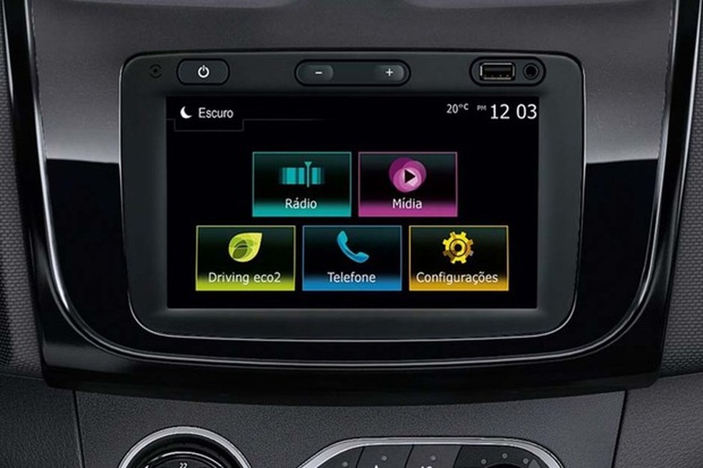 O sistema multimídia da Renault foi atualizado (Foto: Divulgação) — Foto: Auto Esporte