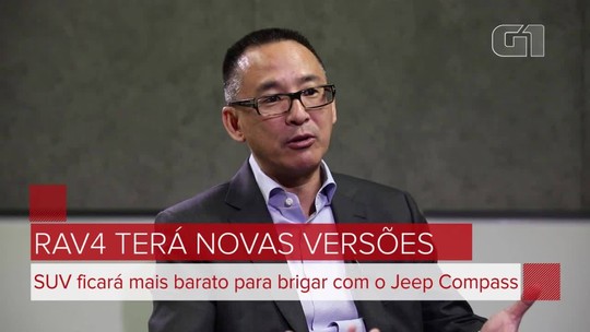 Toyota RAV4 vai ganhar versões mais baratas, diz presidente