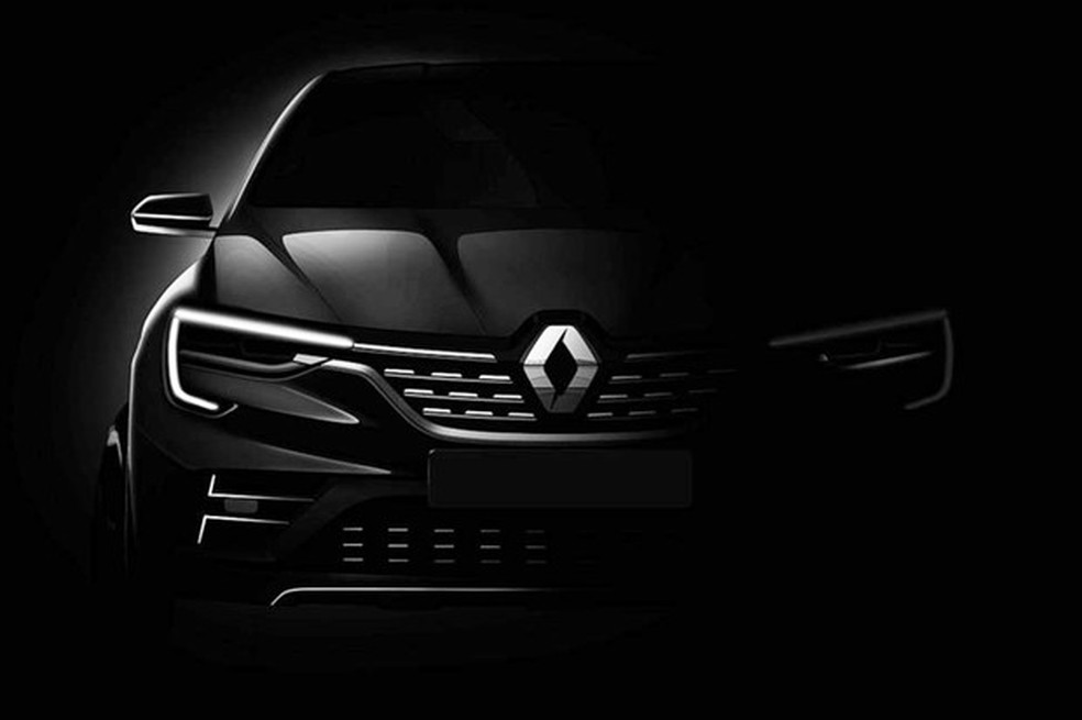 Teaser mostra dianteira do inédito crossover da Renault (Foto: Divulgação) — Foto: Auto Esporte