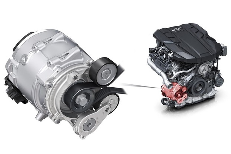 Os híbridos leves usam um conjunto elétrico que funciona como alternador e motor de arranque — Foto: Divulgação