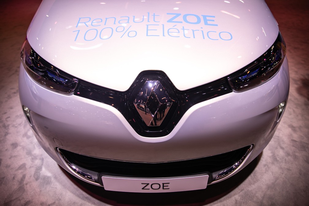 Frente do Renault Zoe — Foto: Fábio Tito/G1