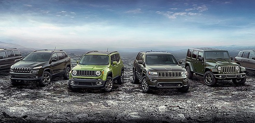 Jeep comemora 75 anos com edição especial para toda a linha (Foto: FCA) — Foto: Auto Esporte