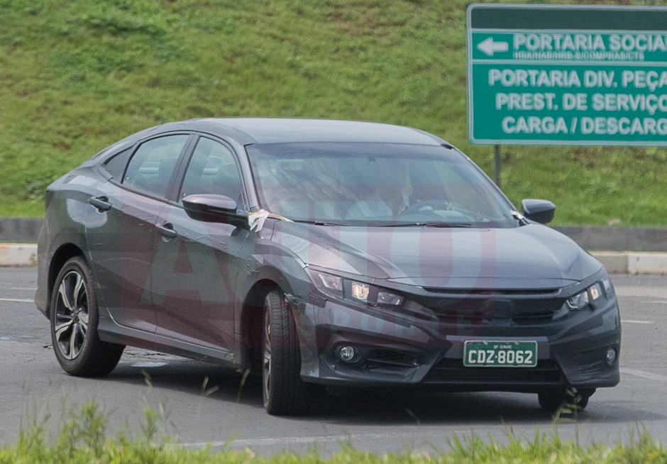 Flagra do novo Honda Civic