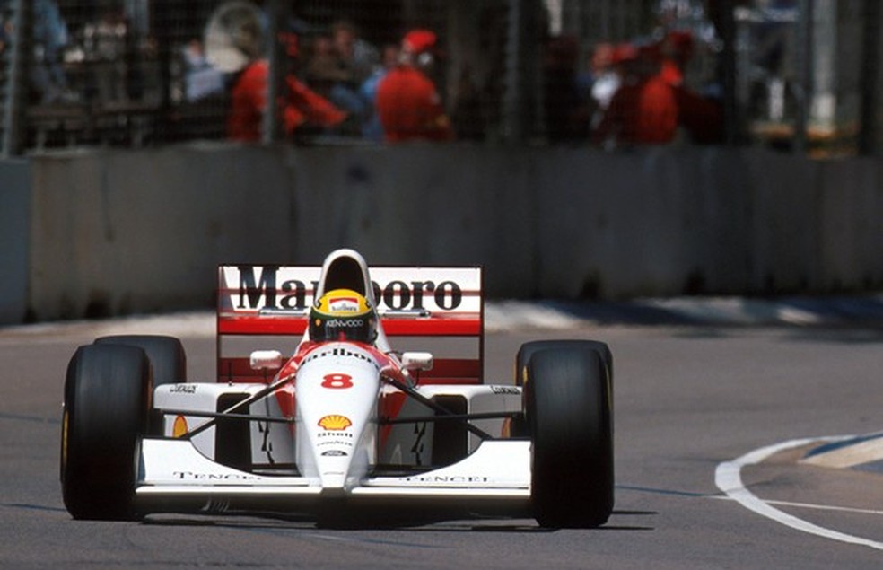 Vitória na Austrália foi a 35ª de Senna com a McLaren (Foto: Divulgação) — Foto: Auto Esporte