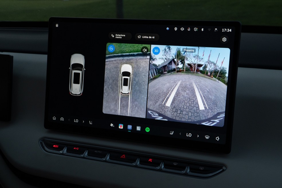 GWM Wey 07 tem câmeras 360° de ótima qualidade  — Foto: Divulgação/GWM