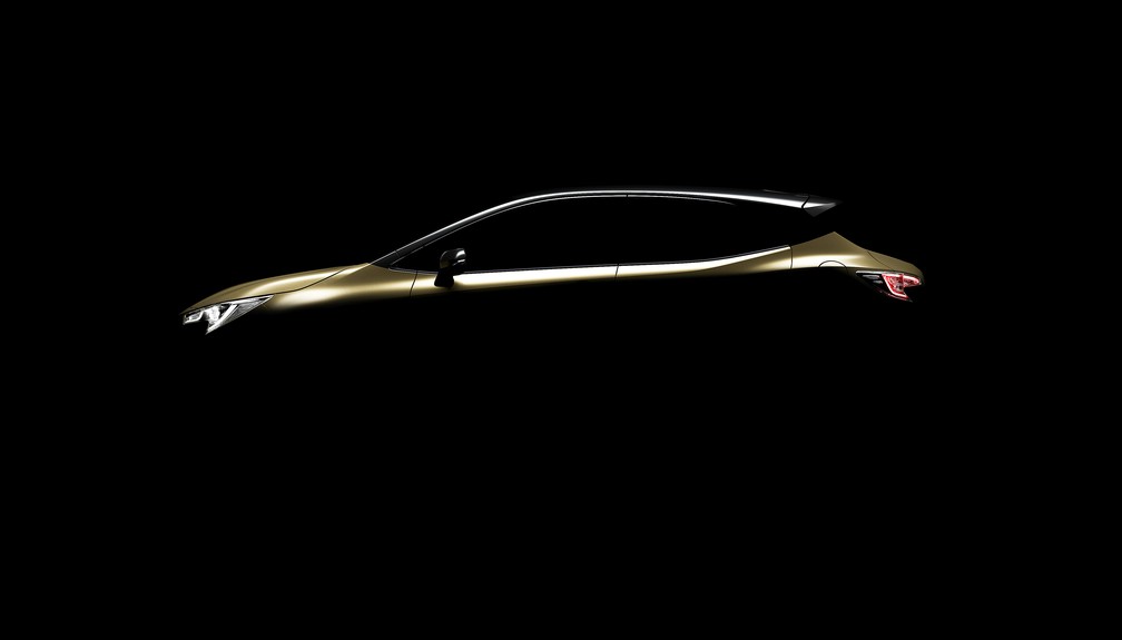 Teaser do Toyota Auris — Foto: Divulgação