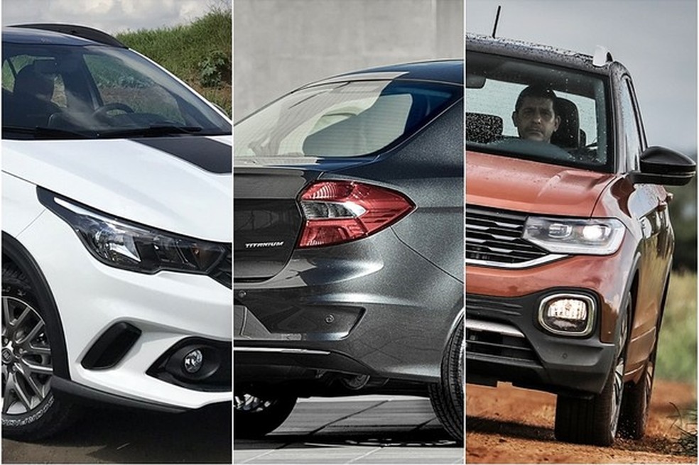 Argo, Ka sedan e T-Cross, os destaques de abril (Foto: Montagem/Auto News Brasil) — Foto: Auto Esporte