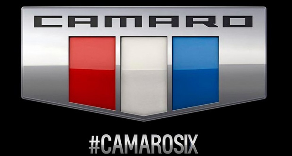Logo Novo Camaro 2016 (Foto: Divulgação) — Foto: Auto Esporte