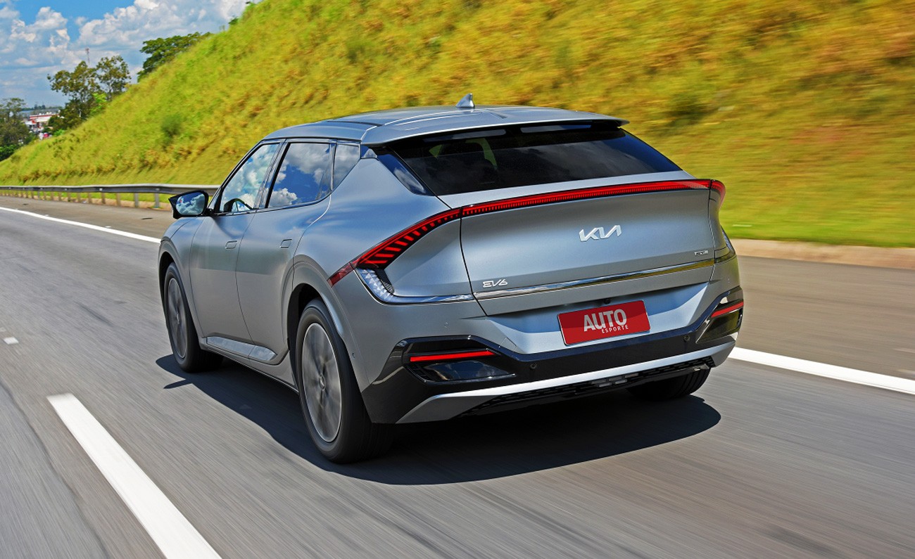 Kia EV6 — Foto: Murilo Góes/Auto News Brasil