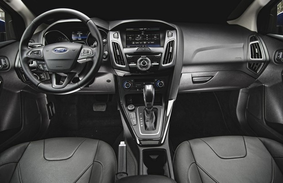 Interior Ford Focus (Foto: Fabio Aro) — Foto: Auto Esporte