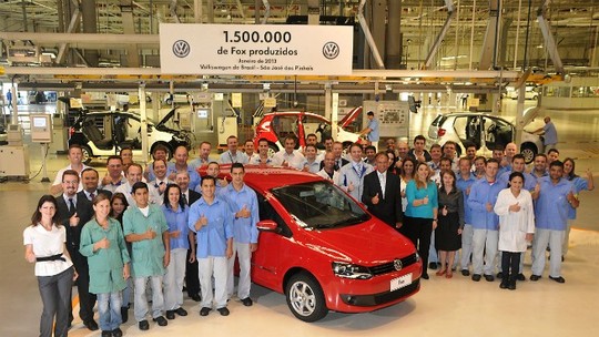 Volkswagen Fox alcança a marca de 1,5 milhões de unidades produzidas no Brasil 

