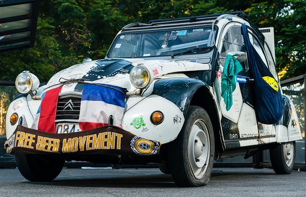 Citroën 2CV do Pan American Futbol Project (Foto: Divulgação) — Foto: Auto Esporte