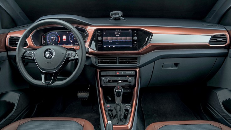 VW T-Cross - Acabamento de couro é opcional