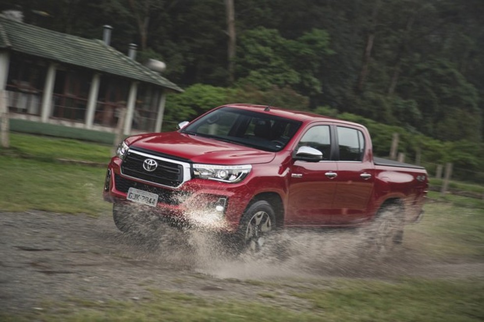 Toyota Hilux 2019 (Foto: Fábio Aro) — Foto: Auto Esporte