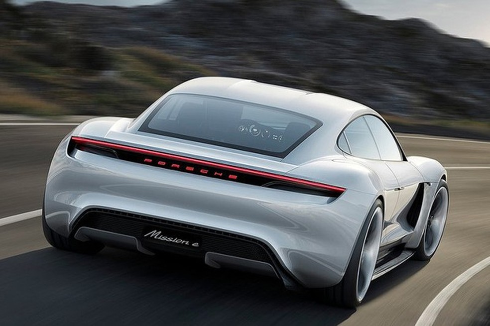 Conceito Porsche Mission E (Foto: Divulgação) — Foto: Auto Esporte