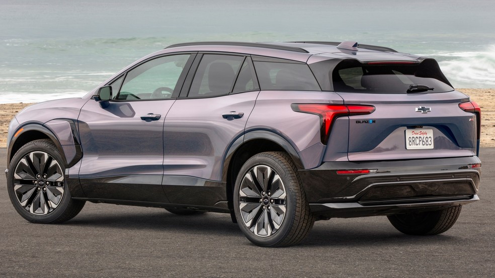 Chevrolet Blazer EV será o segundo carro elétrico de maior autonomia do Brasil — Foto: Divulgação