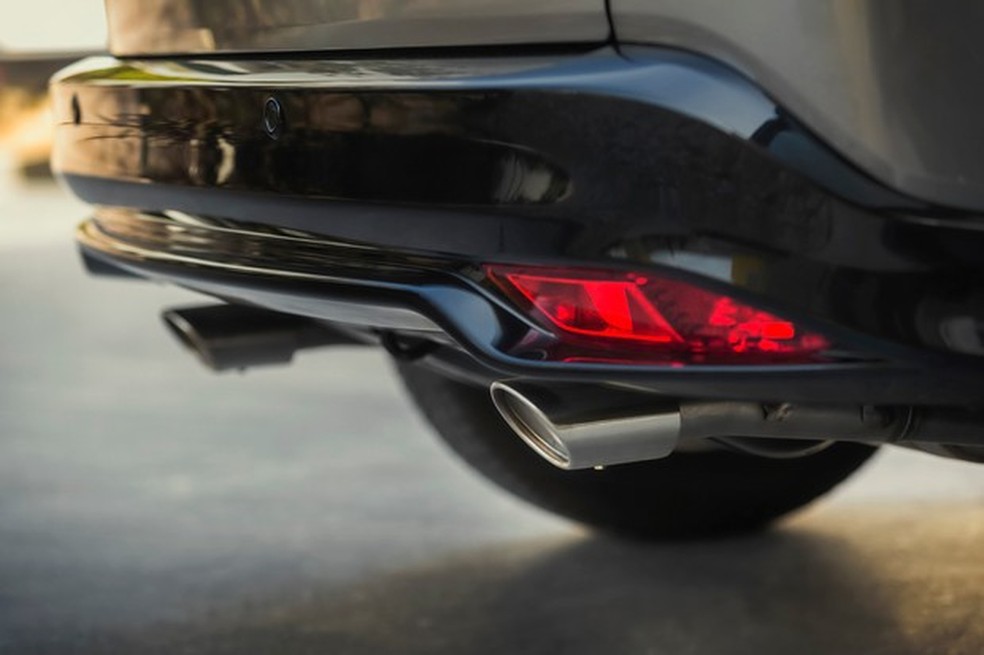 Escapamento duplo do Honda HR-V Sport é bem chamativo (Foto: Divulgação) — Foto: Auto Esporte