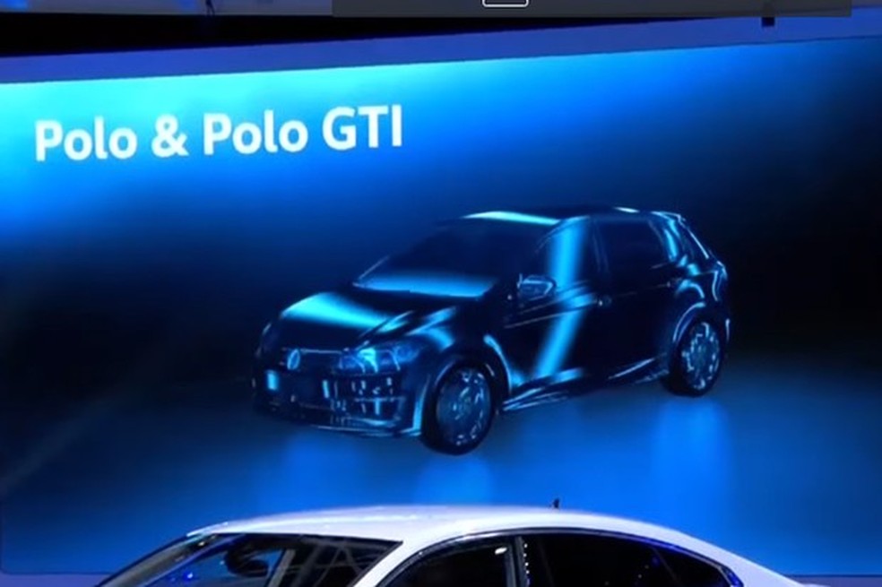Novo Volkswagen Polo aparece em apresentação em Genebra (Foto: Divulgação) — Foto: Auto Esporte