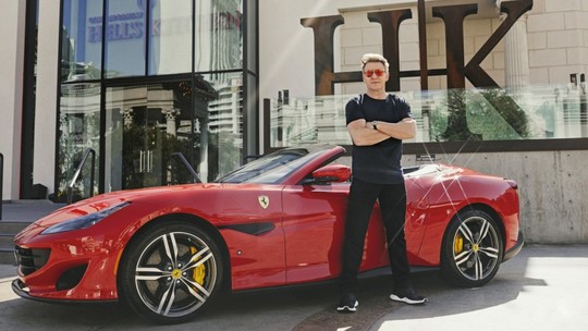 Fã de Ferrari, chef Gordon Ramsay tem quatro em sua coleção (e outras preciosidades)