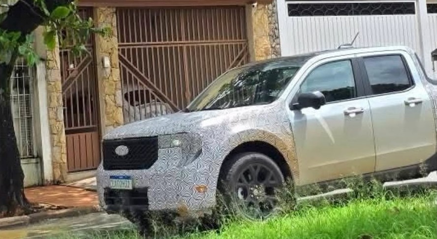 Nova Ford Maverick flagrada no Brasil