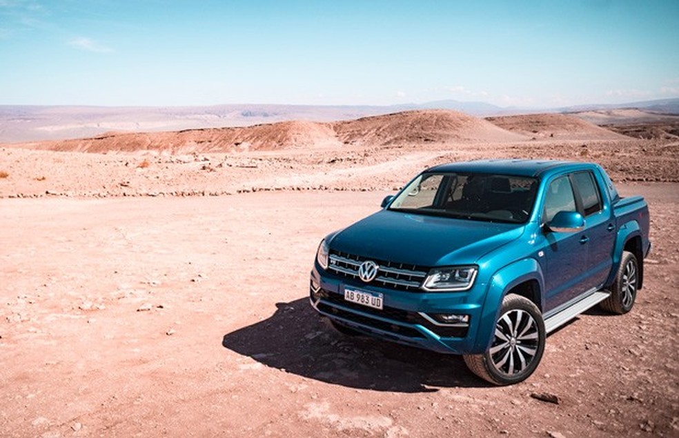 Volkswagen Amarok V6 em uma aventura pelos Andes chilenos (Foto: Ricardo Sant'Anna) — Foto: Auto Esporte