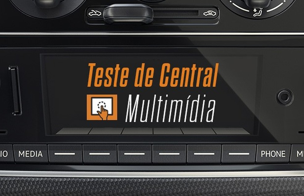 Sistema multimídia Volkswagen Composition Phone (Foto: Divulgação) — Foto: Auto Esporte