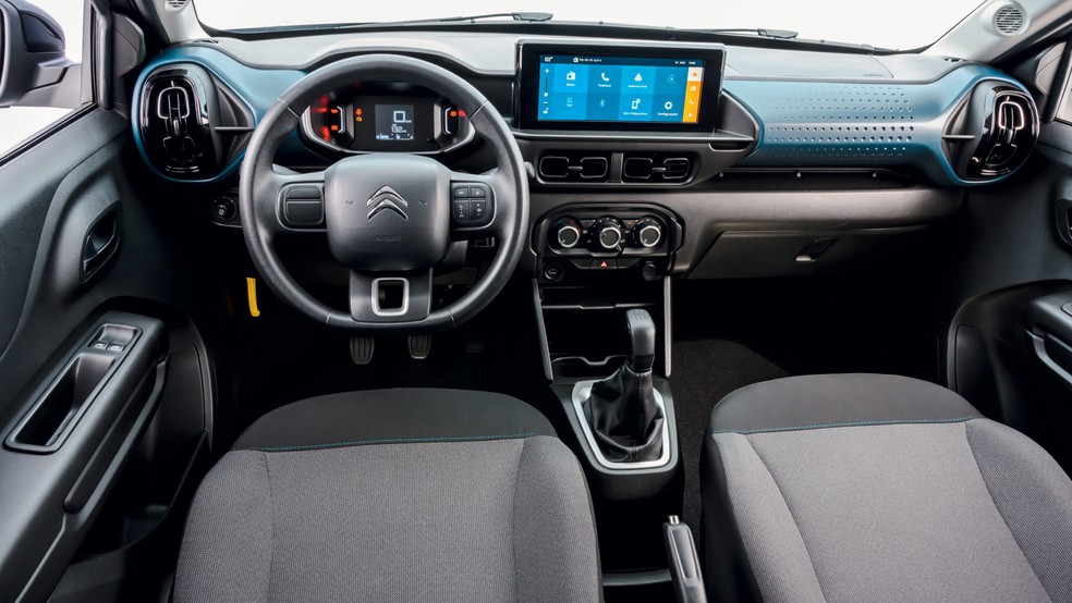 Citroën C3 2025 terá novo painel de instrumentos digital  — Foto: Divulgação
