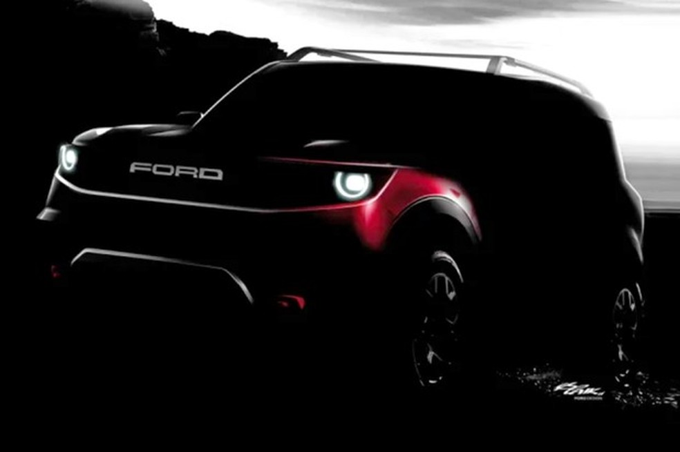 O Maverick teve apenas uma imagem divulgada oficialmente pela marca (Foto: Divulgação) — Foto: Auto Esporte