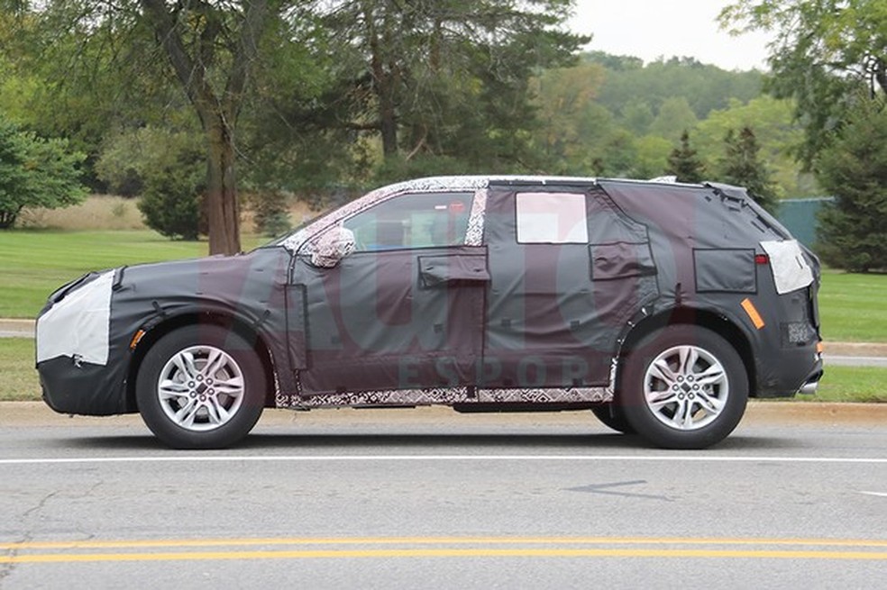 Novo Chevrolet Blazer flagrado em testes nos EUA (Foto: Automedia) — Foto: Auto Esporte