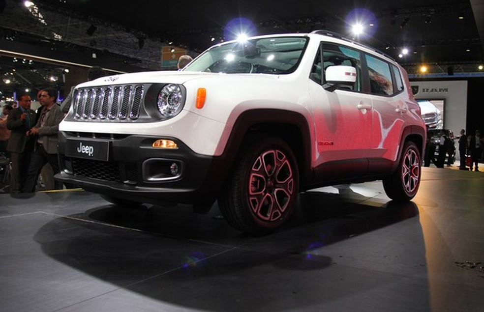 Jeep Renegade no Salão do Automóvel 2014 (Foto: Fabio Aro/Auto News Brasil) — Foto: Auto Esporte
