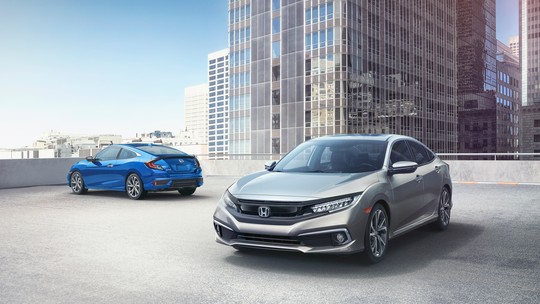 Honda Civic 2019 recebe retoques no visual nos Estados Unidos