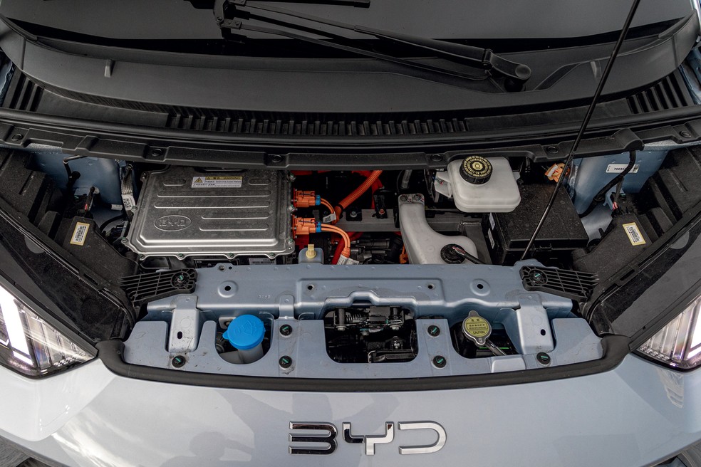 BYD Dolphin Mini GS é 41 cv menos potente que o rival da Geely  — Foto: Renato Durães/Auto News Brasil