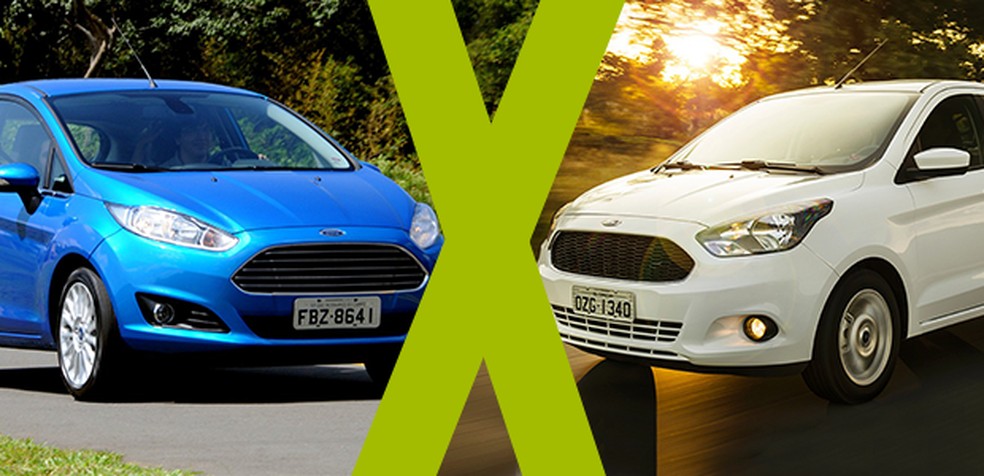 Jogo rápido: Ford Fiesta x Ford Ka (Foto: Auto News Brasil) — Foto: Auto Esporte
