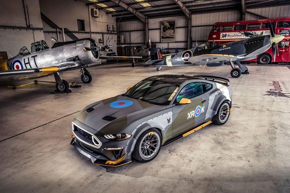 A Ford levou um Mustang inspirado no Spitfire para Goodwood (Foto: Divulgação) — Foto: Auto Esporte