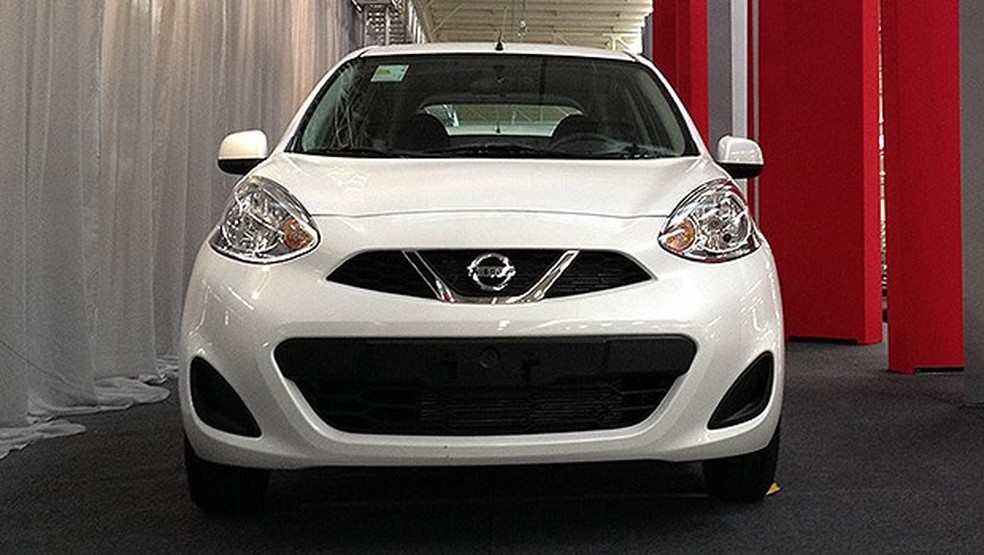 Nissan New March na fábrica da marca em Resende (RJ) (Foto: Aline Magalhães/Auto News Brasil) — Foto: Auto Esporte