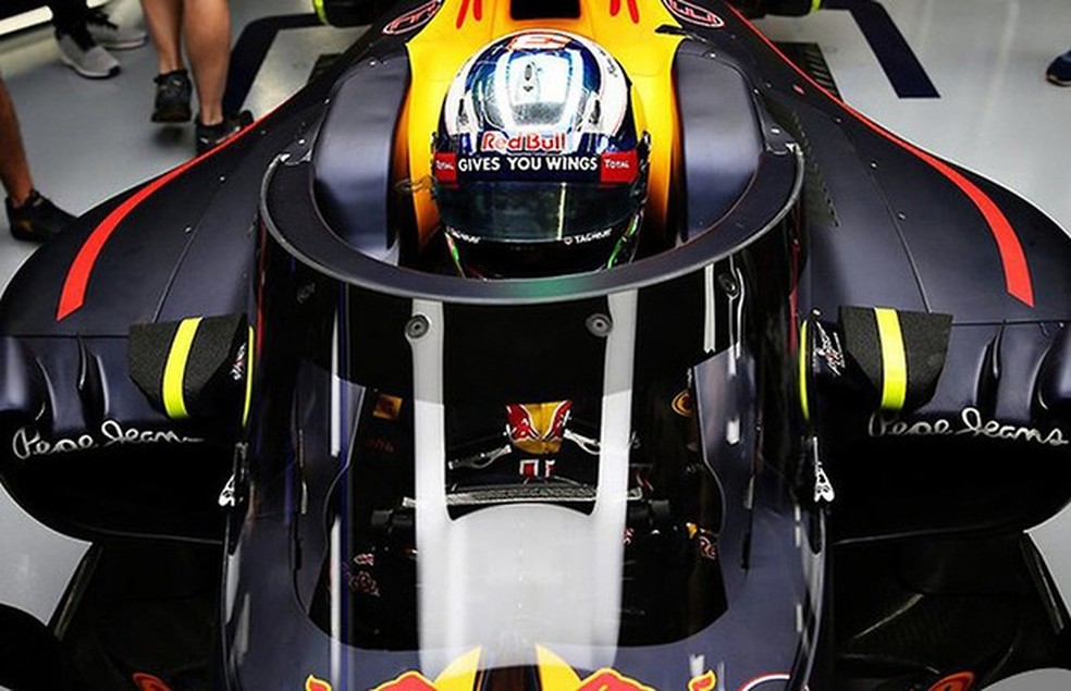 Parabrisa de cockpit da Red Bull (Foto: Divulgação) — Foto: Auto Esporte