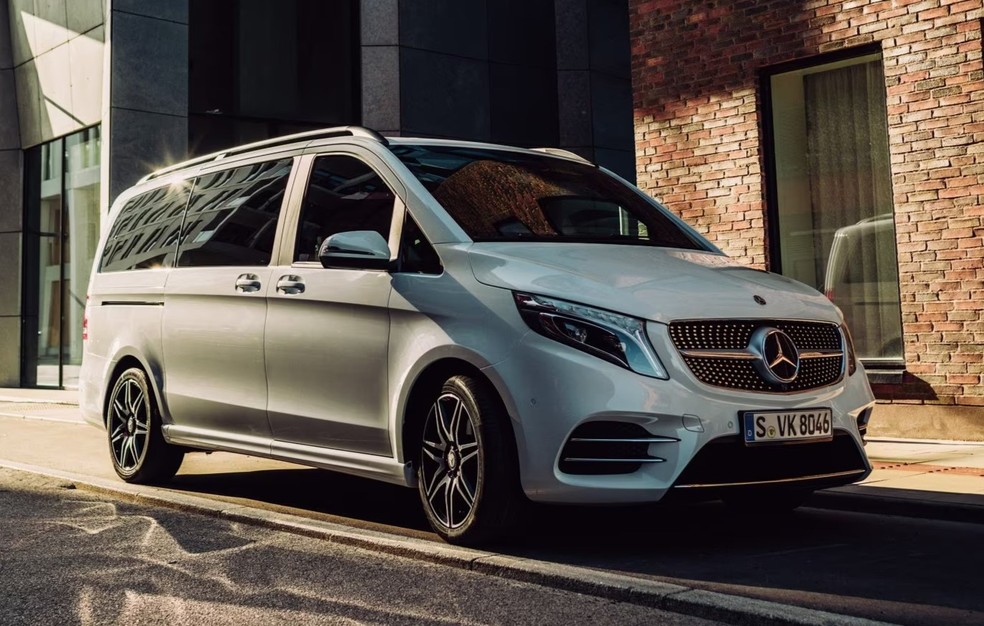 Mercedes-Benz Classe V é minivan de 8 lugares — Foto: Divulgação/Mercedes-Benz