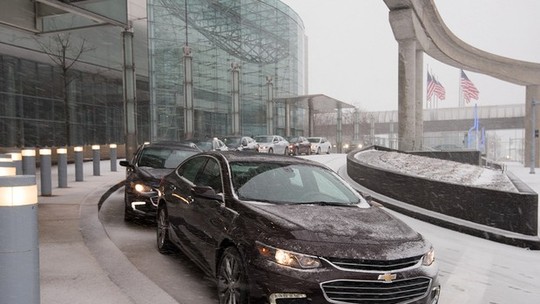 Avaliamos o novo Chevrolet Malibu na neve