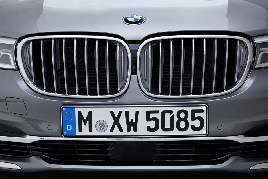 Grade dianteira do BMW Série 7