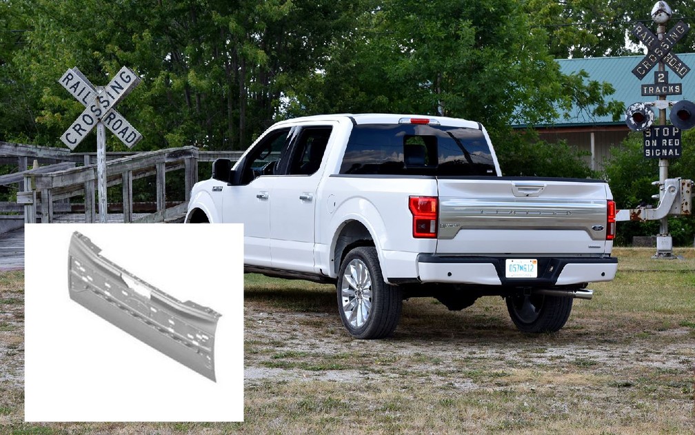 Tampa traseira da Ford F-150 foi registrada no Brasil — Foto: Divulgação