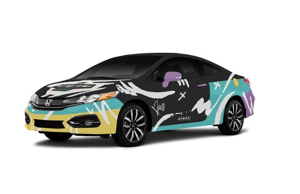 Honda Civic One Direction (Foto: divulgação) — Foto: Auto Esporte