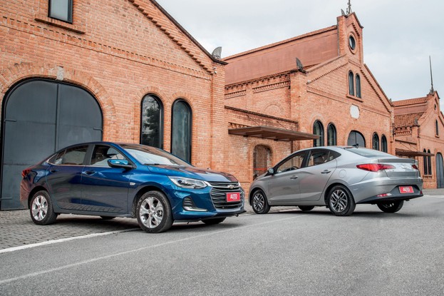 Chevrolet Onix Plus e Hyundai HB20S