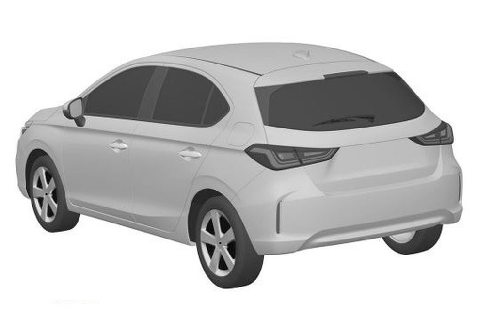 Honda City Hatch — Foto: Reprodução/INPI