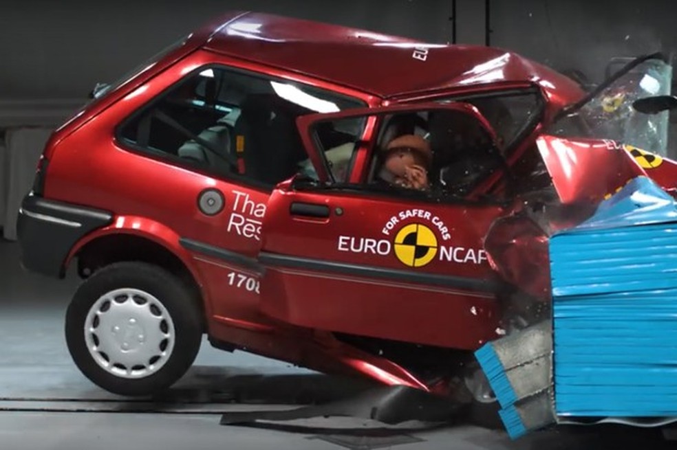 Euro NCAP compara a segurança dos carros feitos nos últimos 20 anos (Foto: Reprodução) — Foto: Auto Esporte