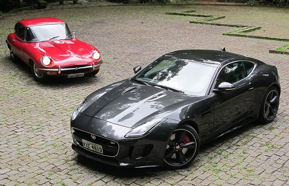 Jaguar F-Type R e E-Type cupê (Foto: Diego Speratti) — Foto: Auto Esporte